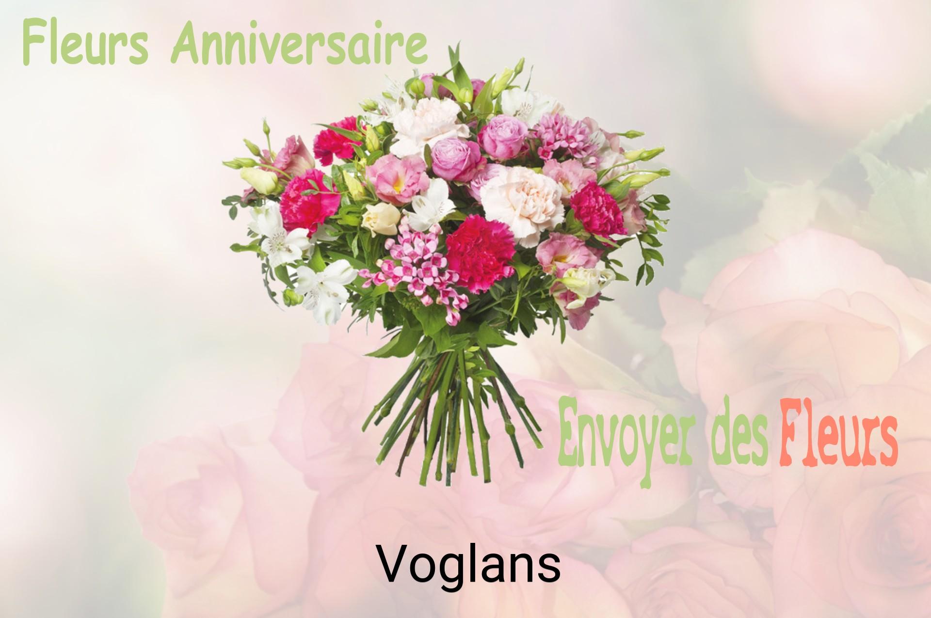 Bouquet de fleurs d’anniversaire livré à Voglans